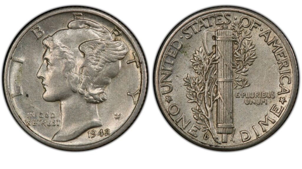 2. 1942/1 Mercury Dime Overdated: Historical mistake made during wartime